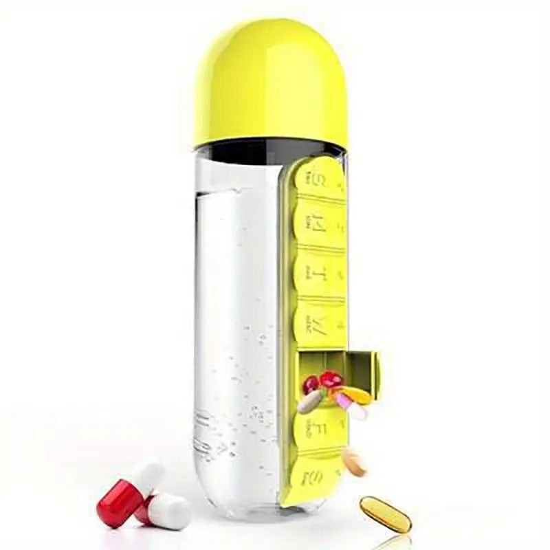 Termo Pastillero Botella De Agua Organiz