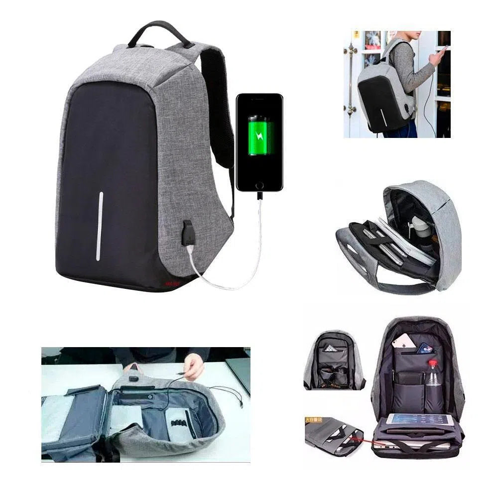 Combo bolso antirrobo, reloj inteligente Y68, audífonos i12 y termo vacuum 500ml