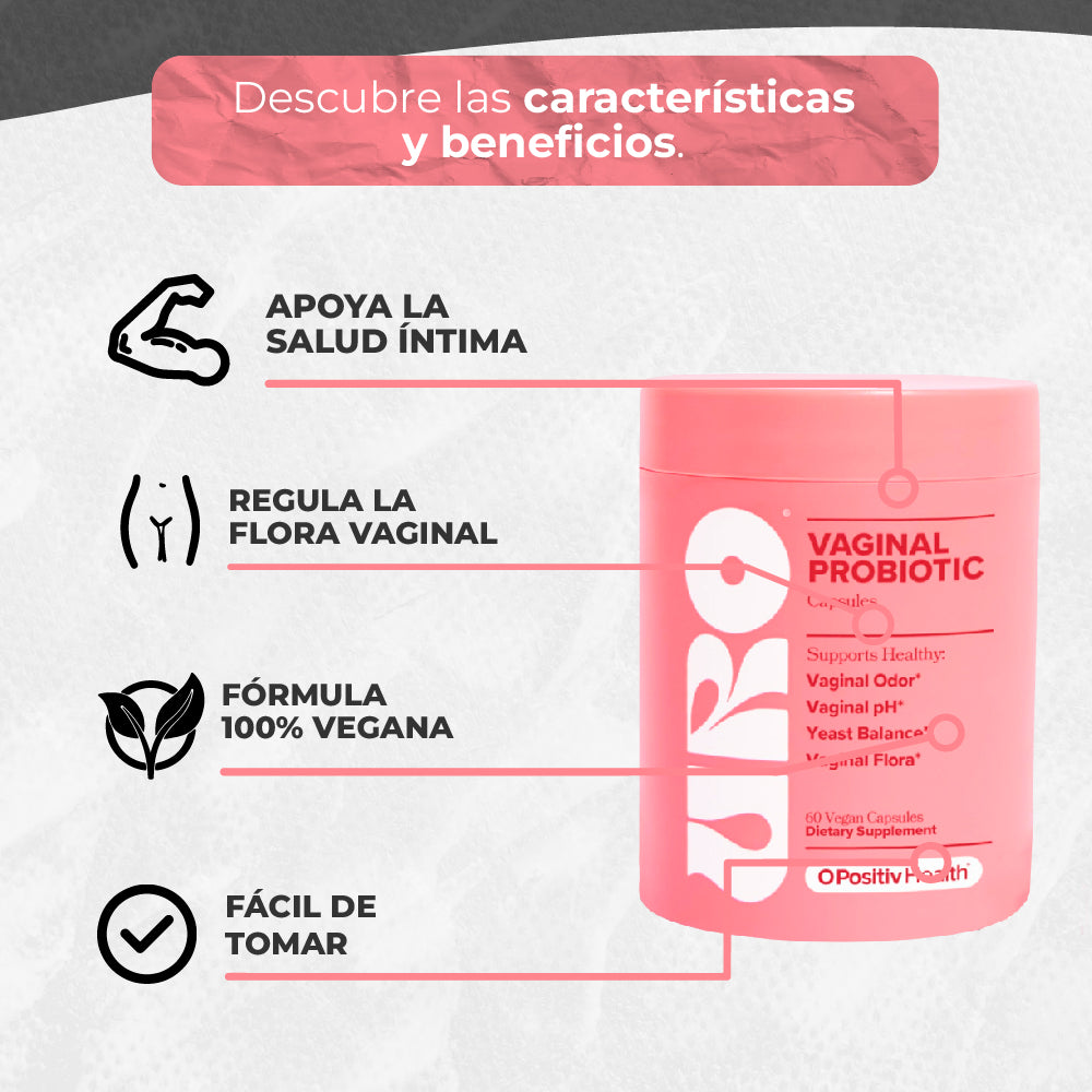 URO™: Probiótico Vaginal Especializado que Equilibra el pH y Previene Infecciones Íntimas