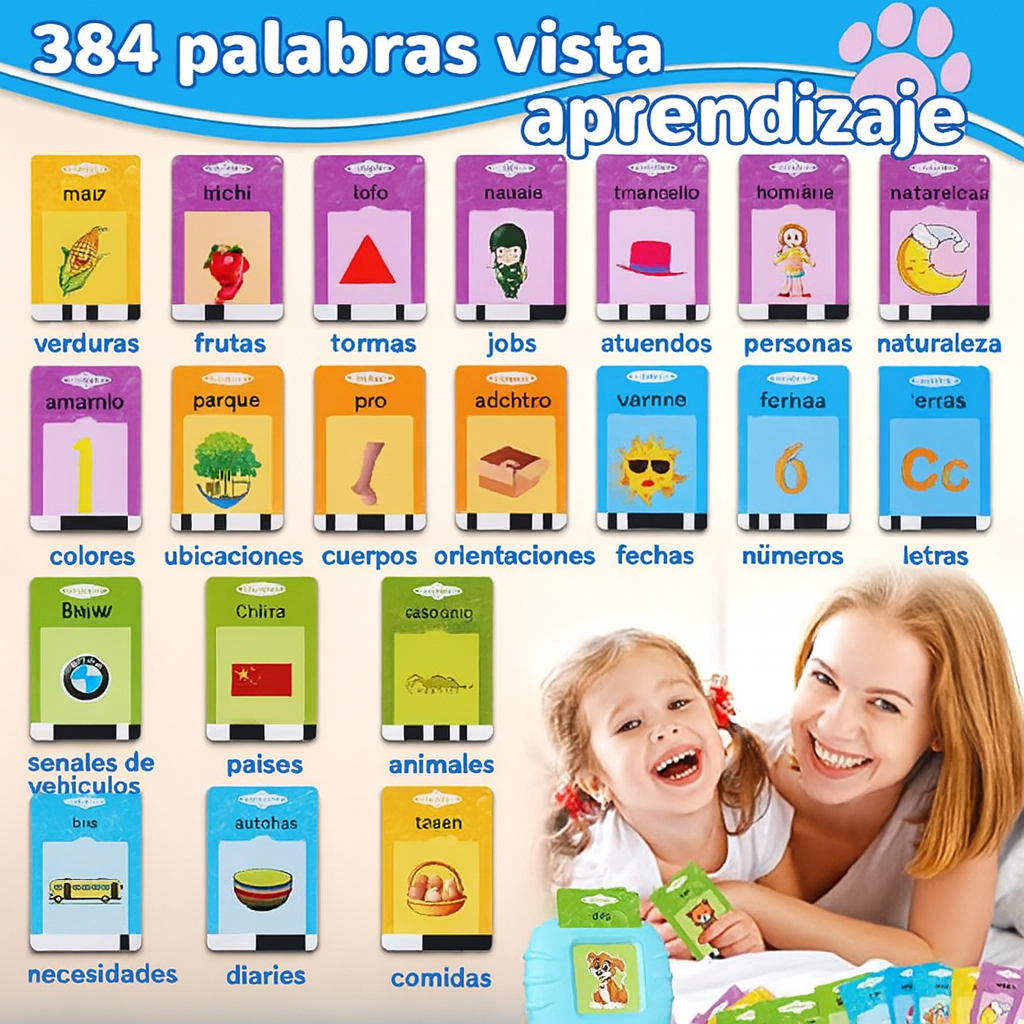 VerbaLingo - Tarjetas Educativas Bilingües