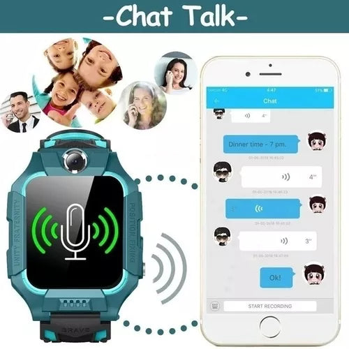 RELOJ GPS CON LOCALIZADOR EN TIEMPO REALY CÁMARA INTEGRADA GRATIS SIM