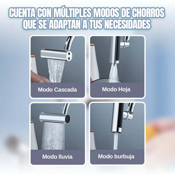 Grifo multifuncional 4 en 1