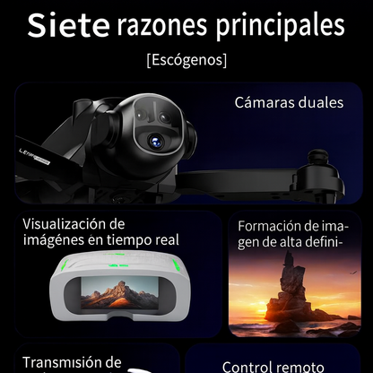 Dron profesional E4 8K gran angular HD 1080P cámara WiFi FPV