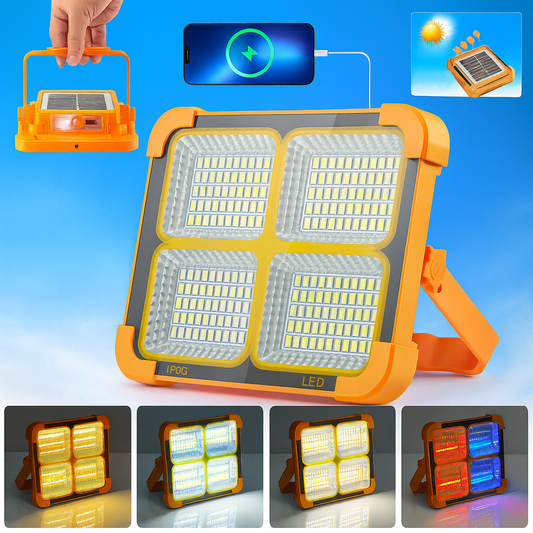 LAMPARA SOLAR CON POWER BANK IP66