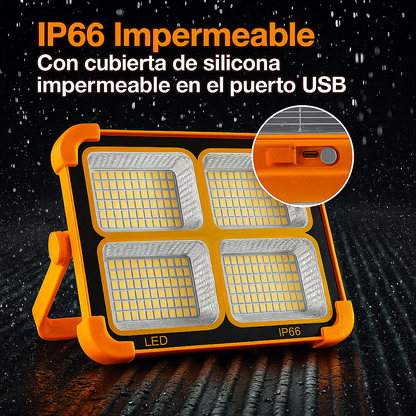 LAMPARA SOLAR CON POWER BANK IP66