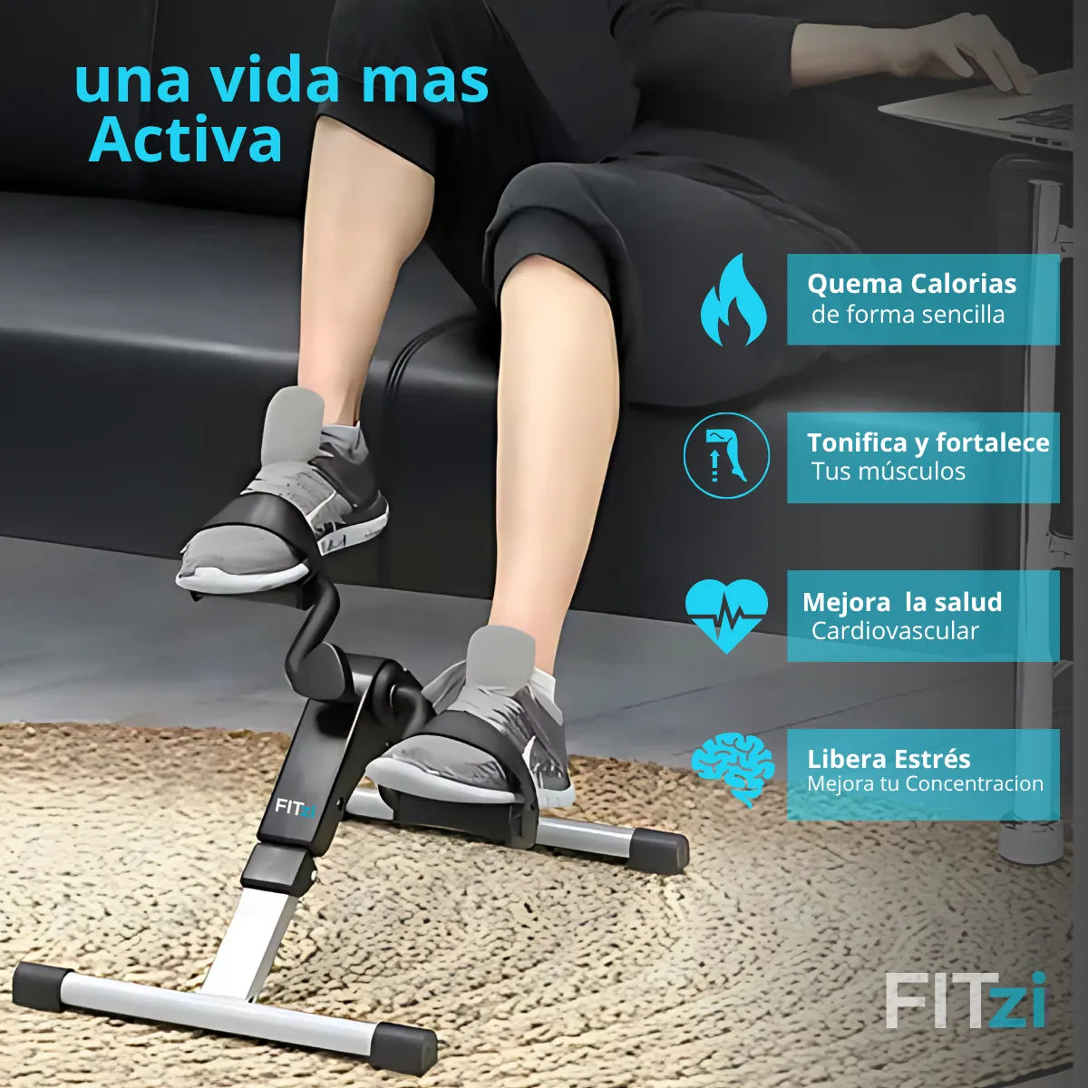 Mini Bicicleta Estatica Portatil
