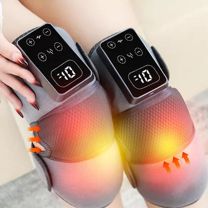 2pcs Masajeador De Vibración Térmica Para Rodilla, Hombro, Codo y Dolores Musculares
