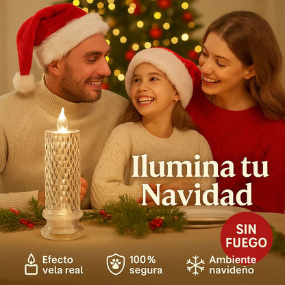 Velas LED  X24 Decorativas con Luz Romántica y Segura